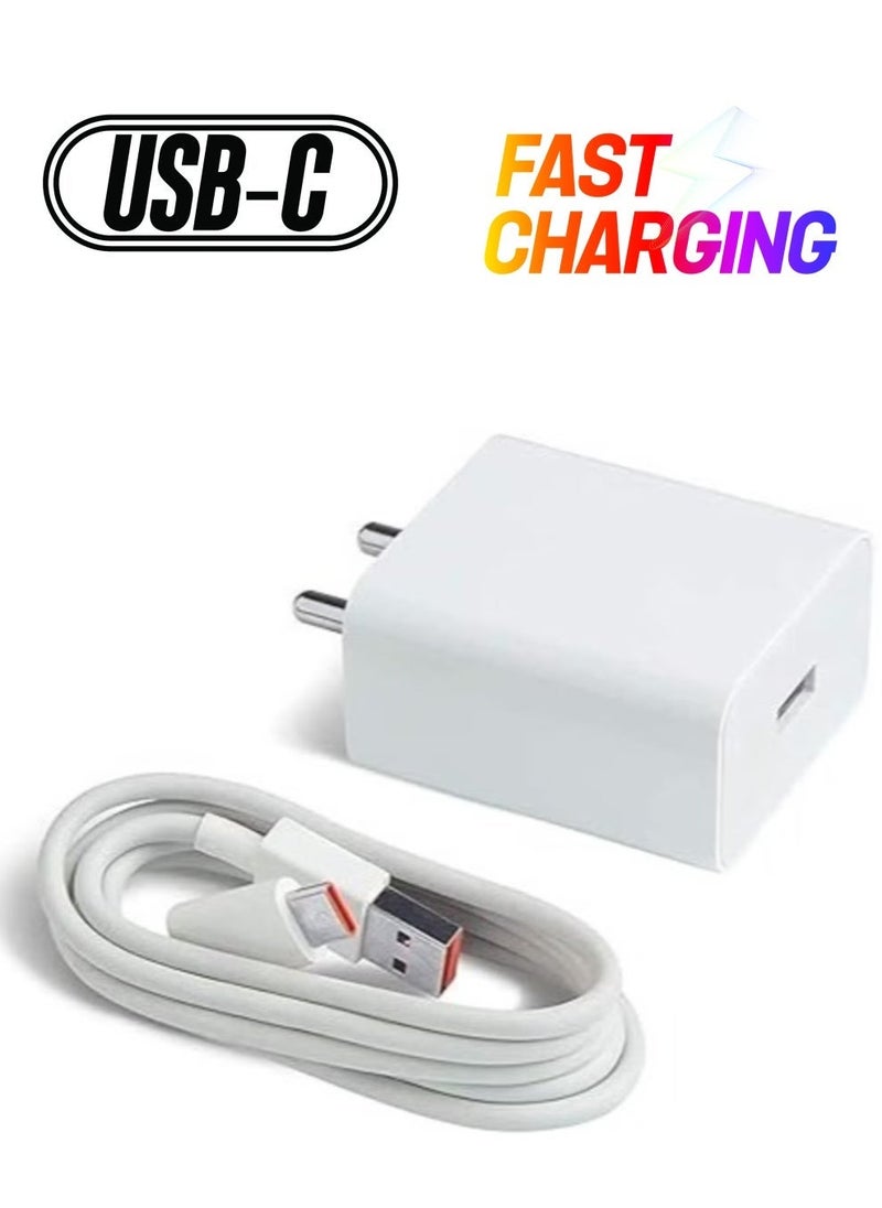 Generic - NEW Fast Type-C Charger for Xiaomi Redmi Note 11 – Original Adapter, Qualcomm QC 3.0 Quick Charge, Adaptive Fast Charging, Compatible with Dash, VOOC, AFC - Image 1