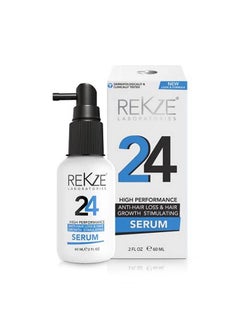 24 Serum Treatment Clinically Proven Best Unique Regrowth Formula With 24 Premium Ingredients For Hair Thickening Antihair Loss & Thinning Hair Dht Blocker For Pattern Baldness/Alopecia