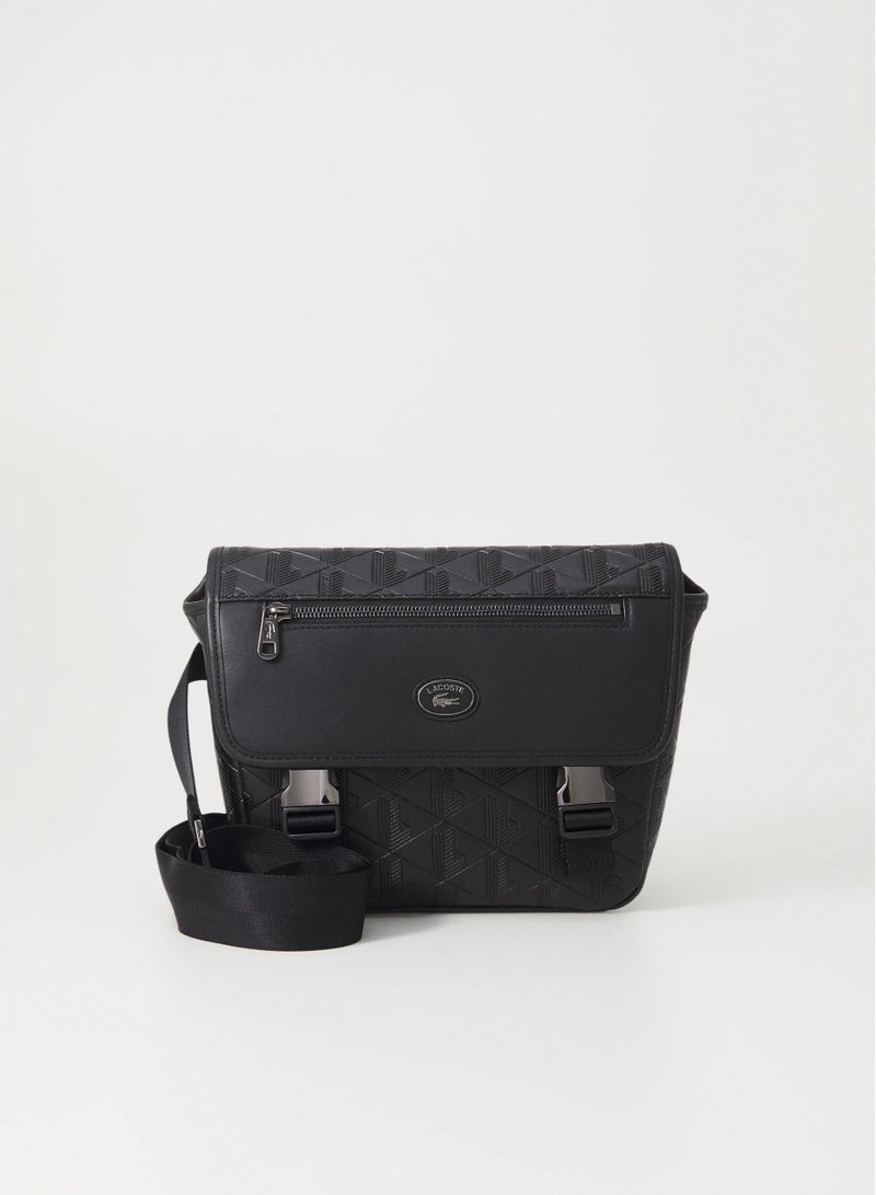 لاكوست حقيبة رسول صغيرة مونوغرام من لاكوست - Image 1