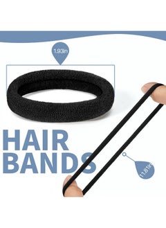 TsMADDTs Invisible Elastic Edge Mesh Hair Nets, U-Shaped Pins, and Elastic Bands Set for Buns - 30 Hair Nets, 30 2.4-inch Hair Pins, 5 Black Elastic Bands  - Image 3
