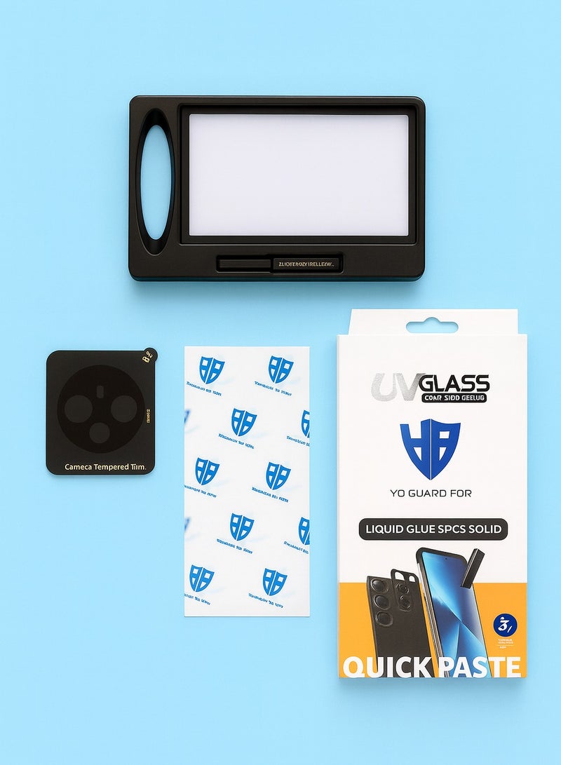 One Honor 400 Pro Screen Protector – High Quality 3-in-1 Full Protection Pack (Screen Protector + Camera Protector + Back Protector) - Image 1