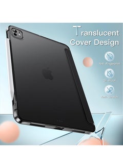 Theodor Protective Flip Case For Apple iPad Pro 13 (2024) With Trifold Stand Auto Wake Sleep Shockproof Cover Hand mouse pointer  - Image 4