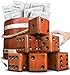 Swooc Games Yardzee Farkle 20 Giant Dice Games All Weather Yard Dice with Wooden Bucket 5 Scorecards Marker Jumbo Dice Yard Game Extra Large Yard Game for Adults Jumbo Lawn Fun - Image 3