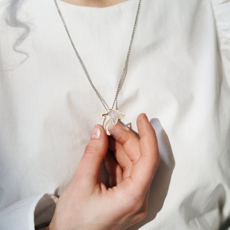 40 Pcs Jewelry Making Pendants Alloy Dolphin Shape Pendants DIY Charms Pendants - Image 3