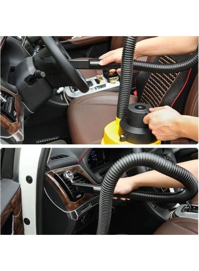 مكنسة كهربائية محمولة للسيارة بقوة 120 واط، متعددة الوظائف، تصميم جاف ورطب، مصنوعة من مادة ABS المتينة، الأكثر مبيعًا - Image 3