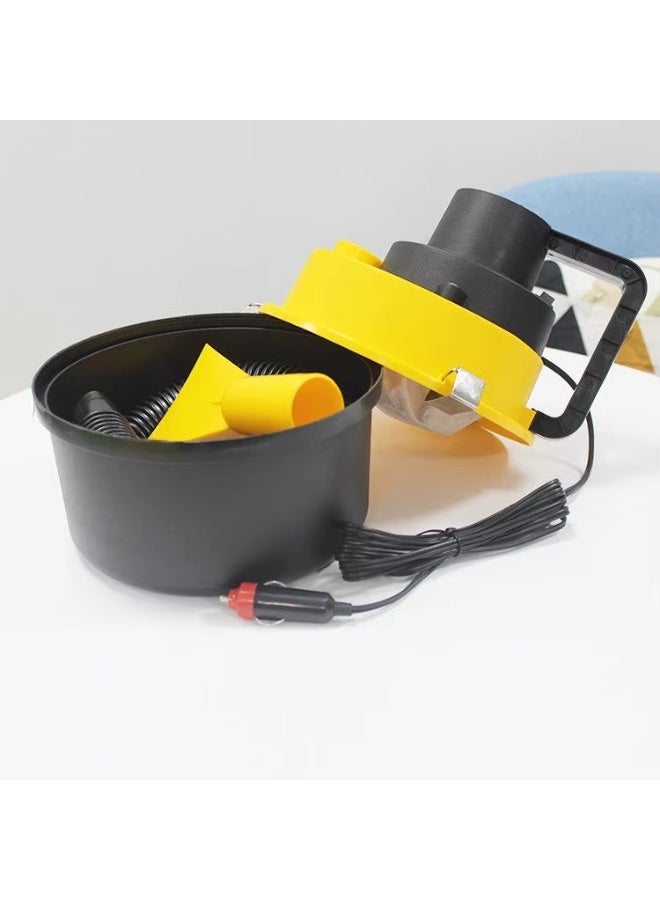 مكنسة كهربائية محمولة للسيارة بقوة 120 واط، متعددة الوظائف، تصميم جاف ورطب، مصنوعة من مادة ABS المتينة، الأكثر مبيعًا - Image 4