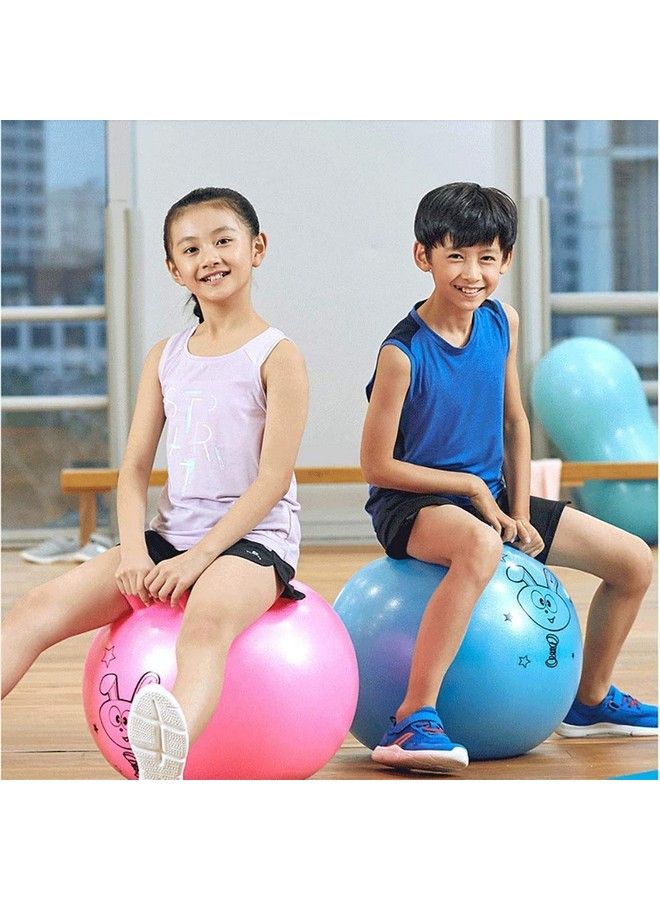 Abhsant Sit And Bounce Rubber Hop Ball For Kids With Random Handle Designs (Multicolor) Size 65 Cm - Image 3