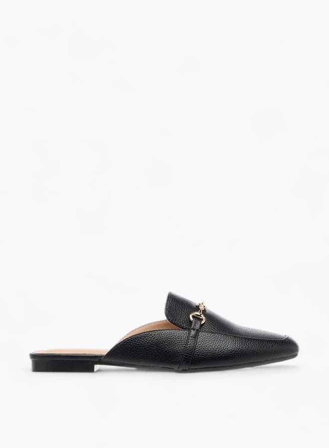 Flora Bella By Shoexpress Women Monogram Print Slip-On Mules