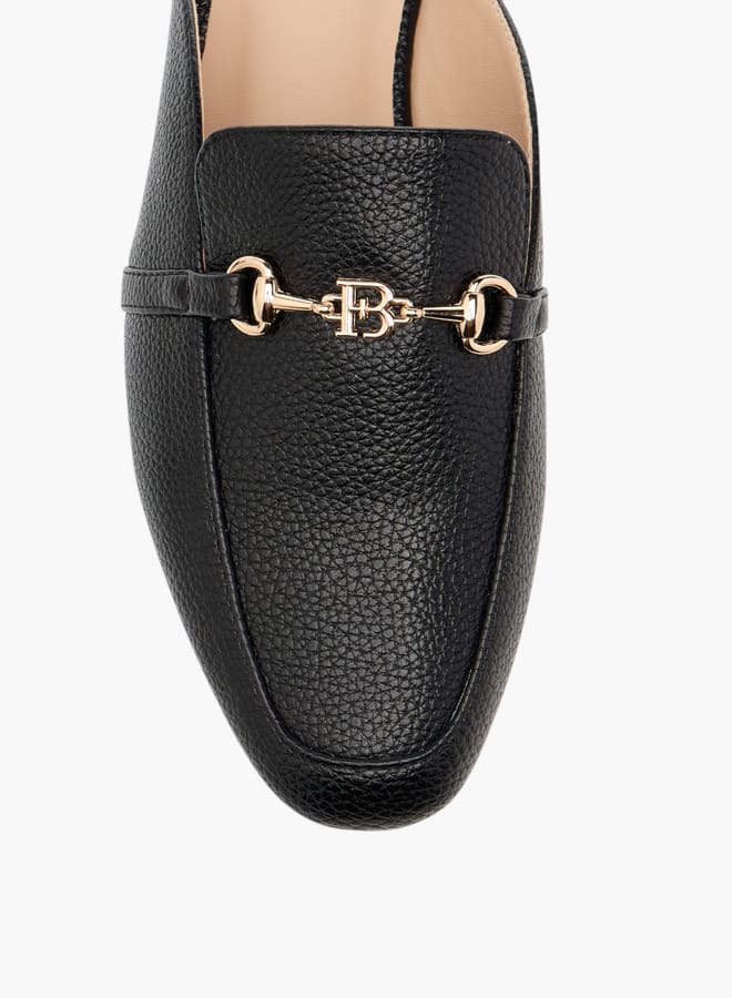 Flora Bella By Shoexpress Women Monogram Print Slip-On Mules  - Image 4