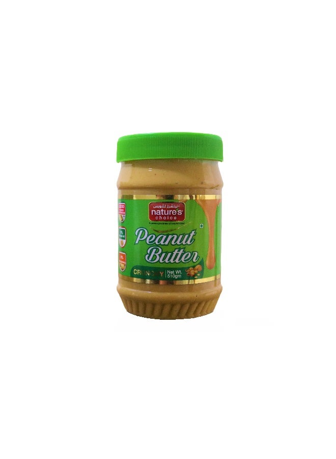 Nature's Choice Peanut Butter Crunchy, 510 Gm - Image 4
