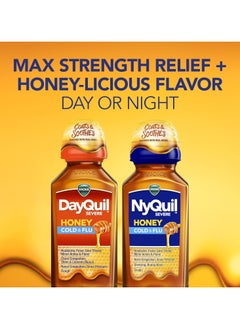 Vicks DayQuil And NyQuil Cold And Flu Acetaminophen, 2 X 12 Fl.oz  - Image 3