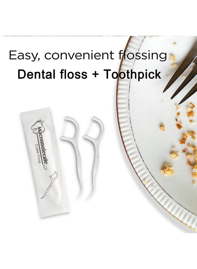 اتش كيو اس ال سوند أعواد تنظيف الأسنان مغلفة بشكل فردي، خيط تنظيف الأسنان للسفر، أعواد تنظيف الأسنان بدون نكهة، خيوط تنظيف الأسنان، أعواد تنظيف الأسنان، خيط الأسنان، أعواد تنظيف الأسنان للاستخدام مرة واحدة (600 قطعة) - Image 4