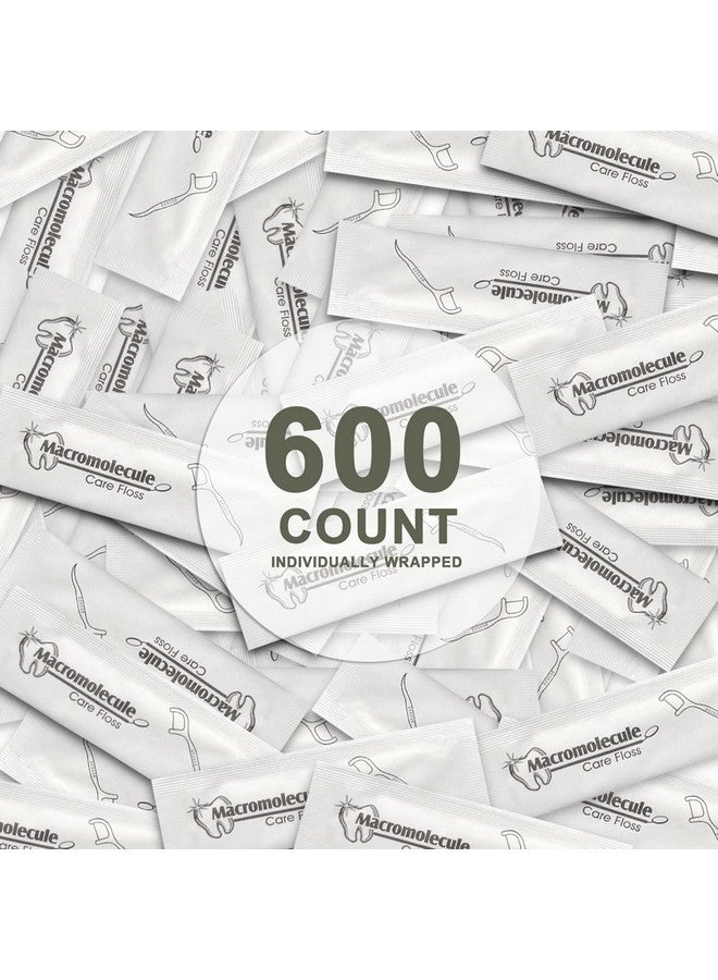 اتش كيو اس ال سوند أعواد تنظيف الأسنان مغلفة بشكل فردي، خيط تنظيف الأسنان للسفر، أعواد تنظيف الأسنان بدون نكهة، خيوط تنظيف الأسنان، أعواد تنظيف الأسنان، خيط الأسنان، أعواد تنظيف الأسنان للاستخدام مرة واحدة (600 قطعة) - Image 1