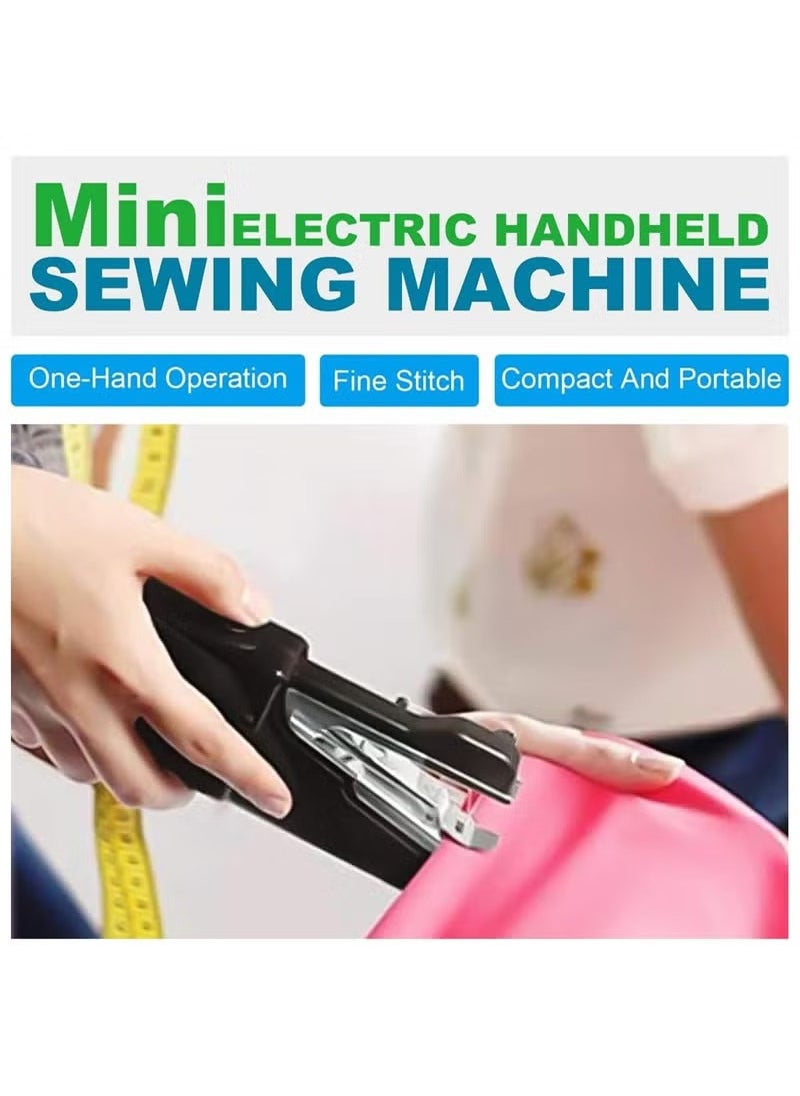 Arabest - Handheld Sewing Machine, Mini Sewing Machine Handheld for Adults Quick Stitching, Portable Sewing Machine with Sewing Kits for Clothes, Jeans, DIY, Home, Travel (White) - Image 1