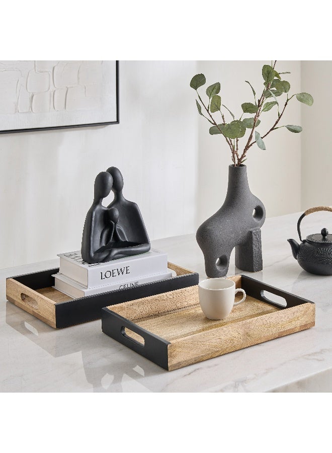 Home Box Splendid Wooden Decorative Tray 38 x 7 x 25 cm - Image 4