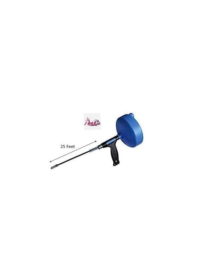 ABBASALI ¼ Inch 25 Feet Plumbing Snake Drain Auger Sink Snake Pipe Drain Cleaner for Bathroom Kitchen Sink Shower Drain.  - Image 2