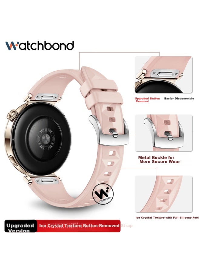 Watchbond Compatible Huawei Watch Gt6/watch5/gt5 Strap 41/42mm Women's Gt5 Pro Official Style Quick-release Silicone Strap Gt4 18mm Sports Wristband - Image 1