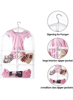 Generic Waterproof Hanging Garment Bag 35 Inch Garment Bags For Hanging Clothes Garment Bags For Travel Storage Kids Garment Bag with Full Zipper for Dance Costumes  - Image 2