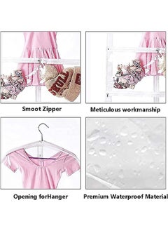 Generic Waterproof Hanging Garment Bag 35 Inch Garment Bags For Hanging Clothes Garment Bags For Travel Storage Kids Garment Bag with Full Zipper for Dance Costumes  - Image 3