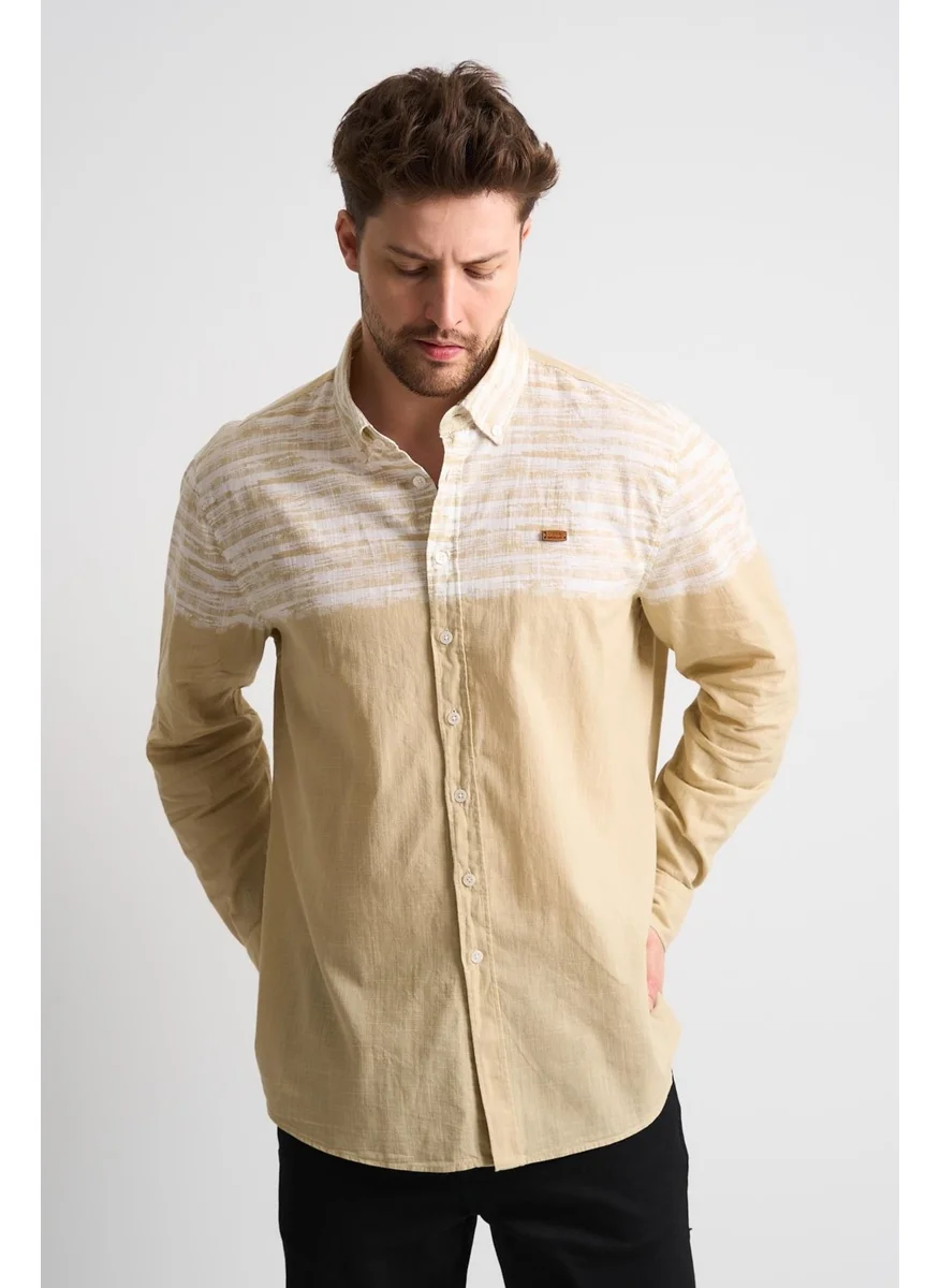 Alexander Gardi Patterned Long Sleeve Men's Shirt