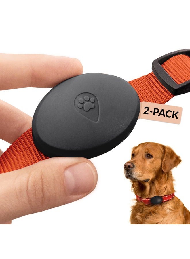 CollarDirect Airtag Holder for Dog Collar 2 Pack - Waterproof and Durable Protective Case for Airtag Tracker - Dog Airtag Holder Fits All Widths of Dog and Cat, Pet Collars - Alternative to Airtag Dog Collar - Image 1