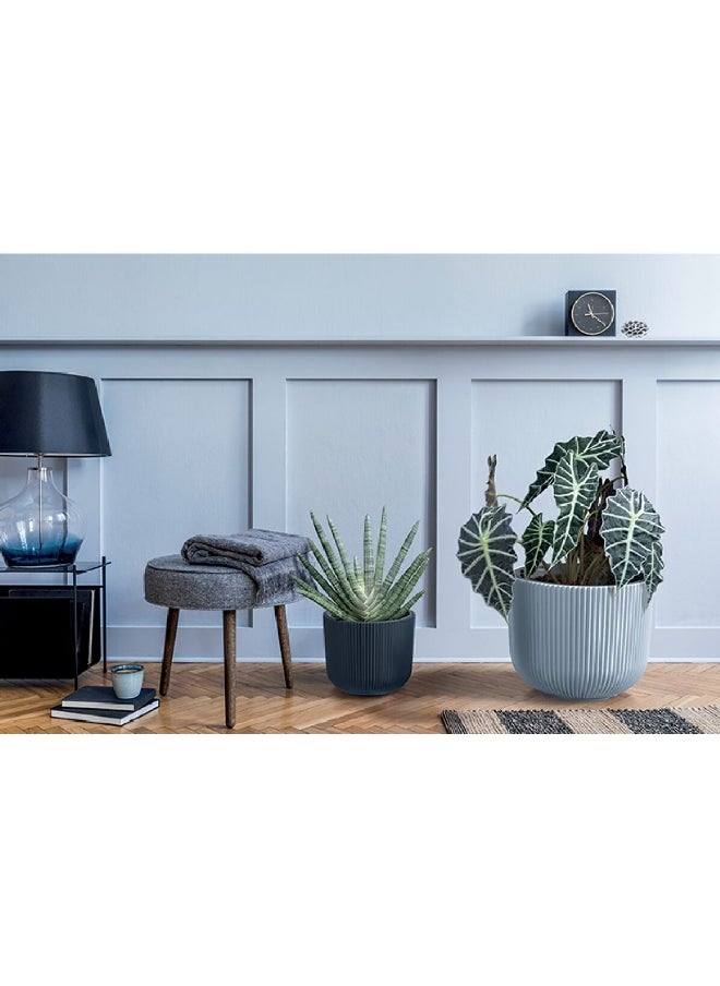 Prosperplast - Milly Modern Design Round Flower Pot Anthracite 31 L DBML400-S433 - Image 1