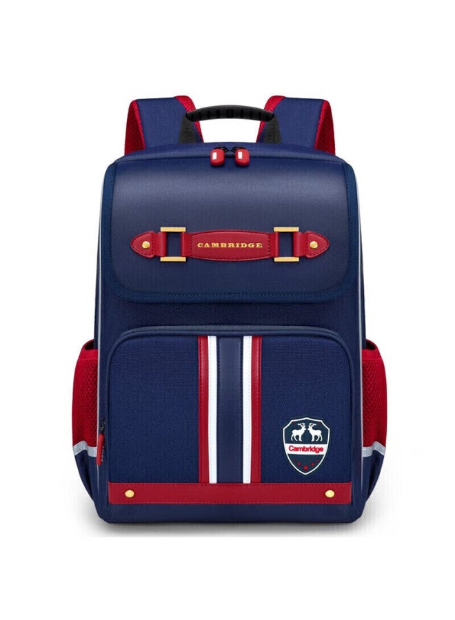 Ninth Castle The Ninth Castle Schoolbag For Primary School Boys, Spine-protecting Children's Backpack For Grades 1-3 British Style Girls' Lightweight Double Shoulder Bag - Image 1