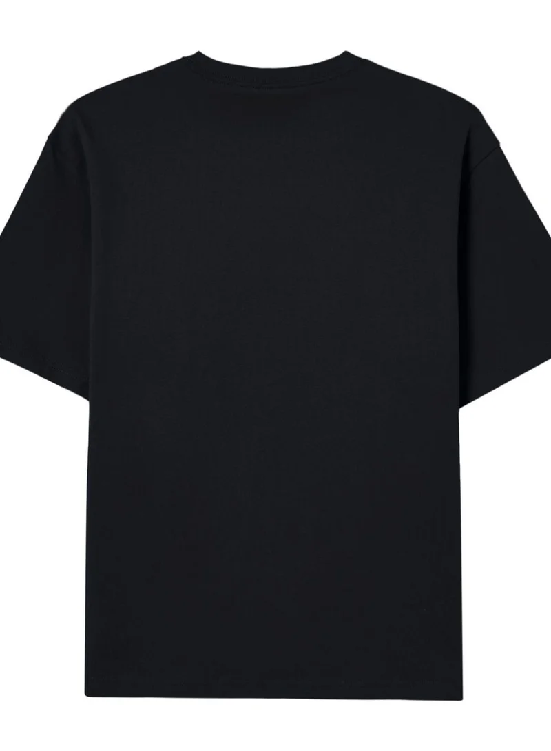 GIORDANO Men’s Relaxed Fit Printed Crew Neck Cotton Jersey Tee