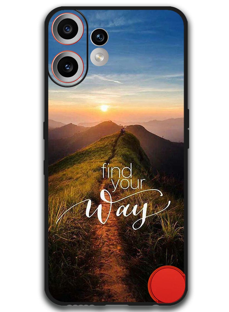 Theodor Case Compatible with Nothing CMF Phone 2 Pro 6.77 Inch Protection Shockproof Bumper Cover Find Your Way - Image 1