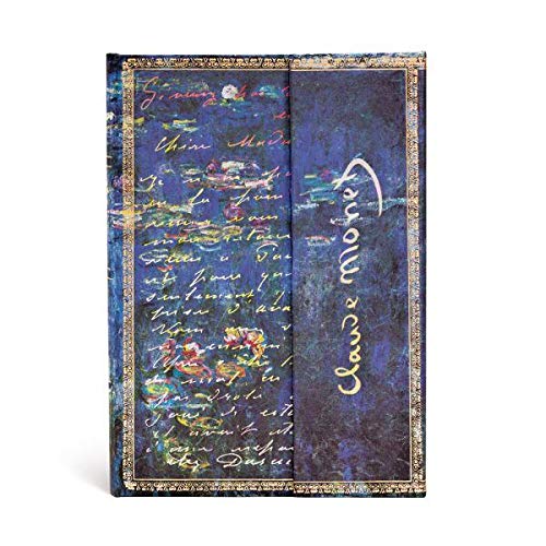 Paperblanks Monet Water Lilies Letter to Morisot Lined Midi Journal - Image 2