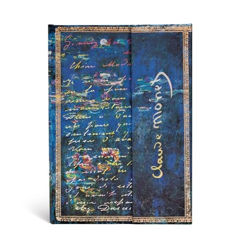 Paperblanks Monet Water Lilies Letter to Morisot Lined Midi Journal - Image 1