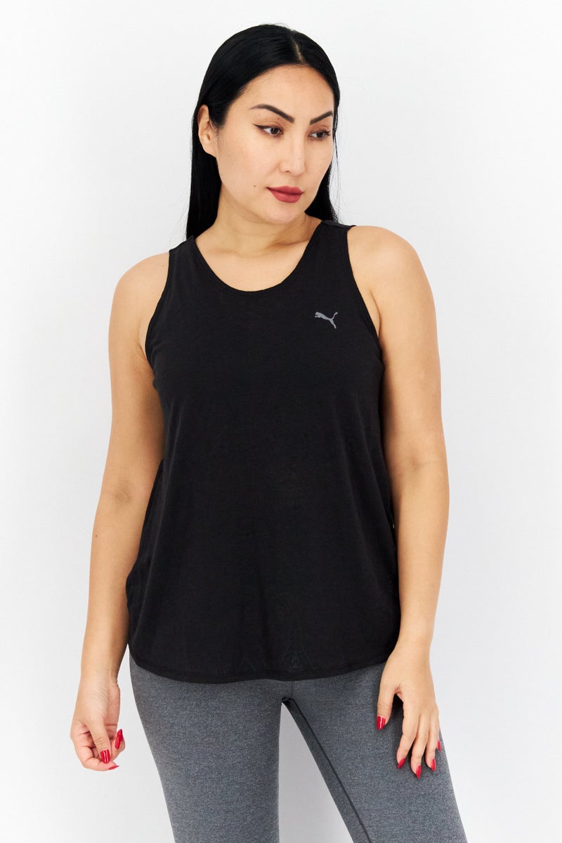 PUMA Women Sportswear Fit Sleeveless Training Tank Top, Black - Image 1