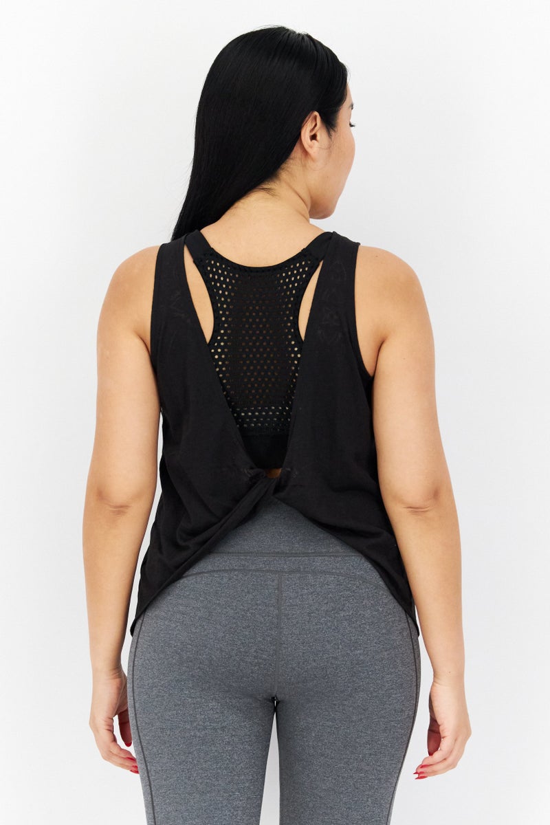 PUMA Women Sportswear Fit Sleeveless Training Tank Top, Black - Image 4