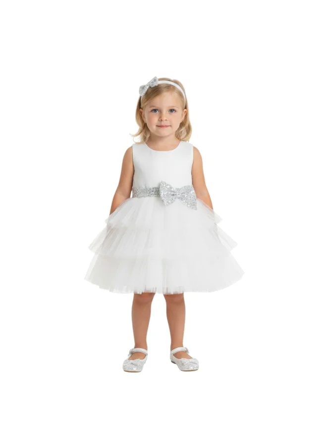 دىدانيالا Fluffy Party Dress White