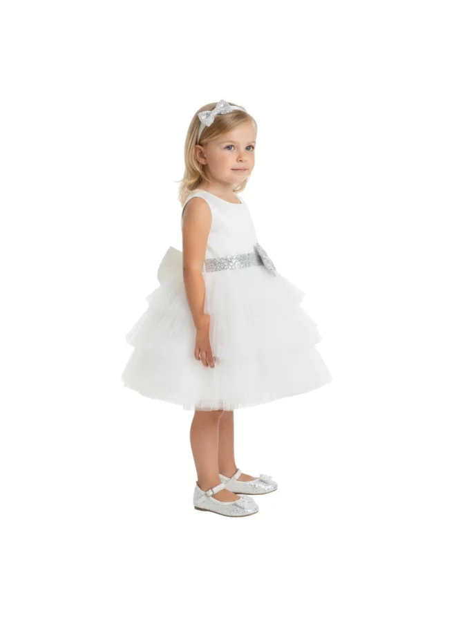 دىدانيالا Fluffy Party Dress White
