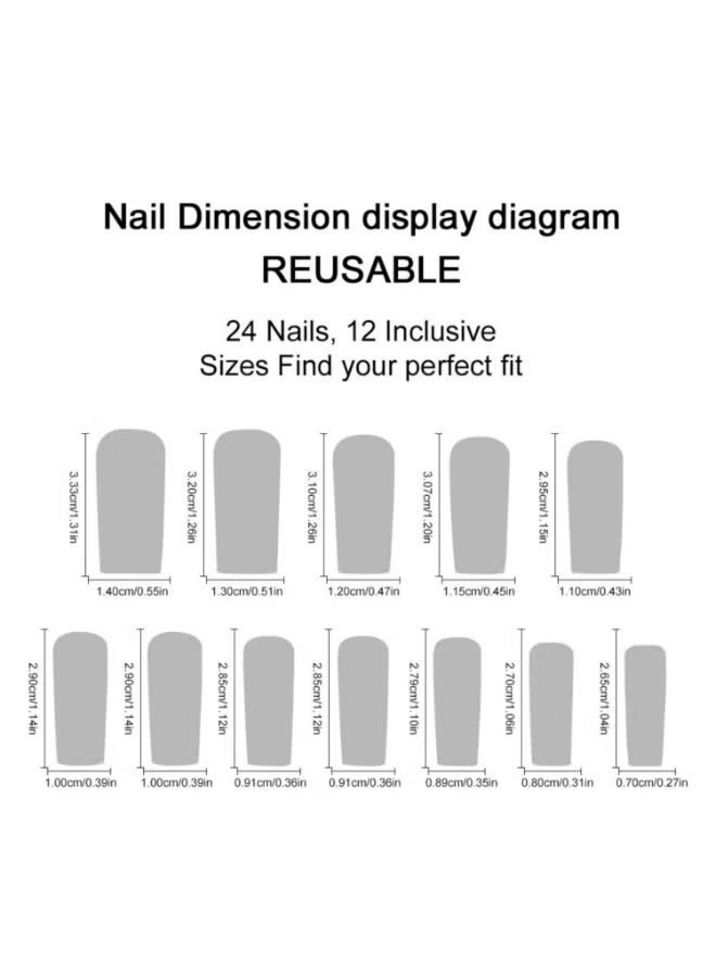 LUMYA 24 Pcs Short Almond French Tip Press On Nails, Full Cover Fake Nails, With Rhinestone 3D Bow and Cherry Design, Glossy Sparkling Style, For Women Party and Daily Use(Red) - Image 4