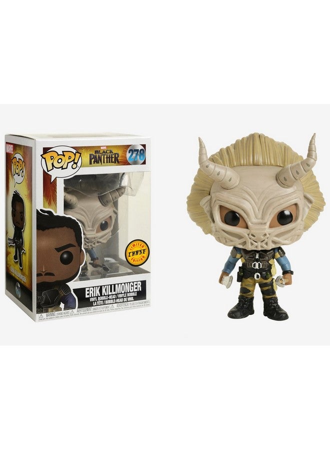 Funko تمثال بوب! مارفل بلاك بانثر إريك كيلمونجر تشيس فاريانت - Image 1