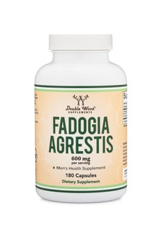 Double Wood Supplements Fadogia Agrestis Supplement 600 mg 180 capsules
