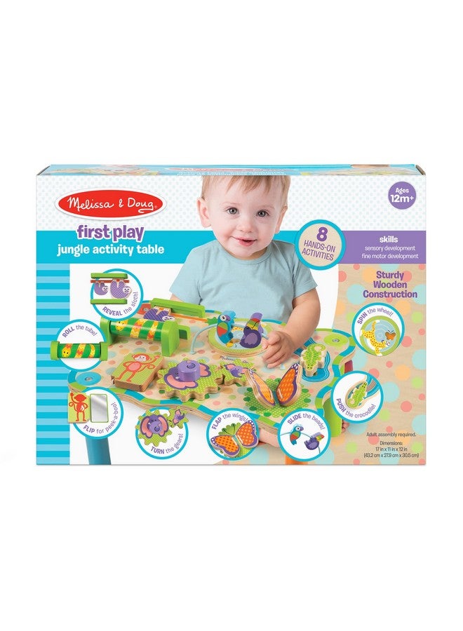 Melissa & Doug First Play Children’s Jungle Wooden Activity Table for Toddlers - Image 5