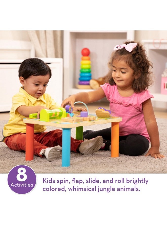 Melissa & Doug First Play Children’s Jungle Wooden Activity Table for Toddlers - Image 2