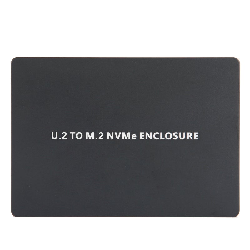 قاعدة تخزين U.2 SSD باللون الأسود مع غلاف من سبائك الألومنيوم: نقل بيانات سريع بنظام PCIe 3.0 - إمداد طبيعي مستقر من DC إلى DC، وواجهة SFF8639، ودعم مفتاح M.2 M لأجهزة سطح المكتب ولابتوب وأنظمة ويندوز و OS X ولينكس - Image 4