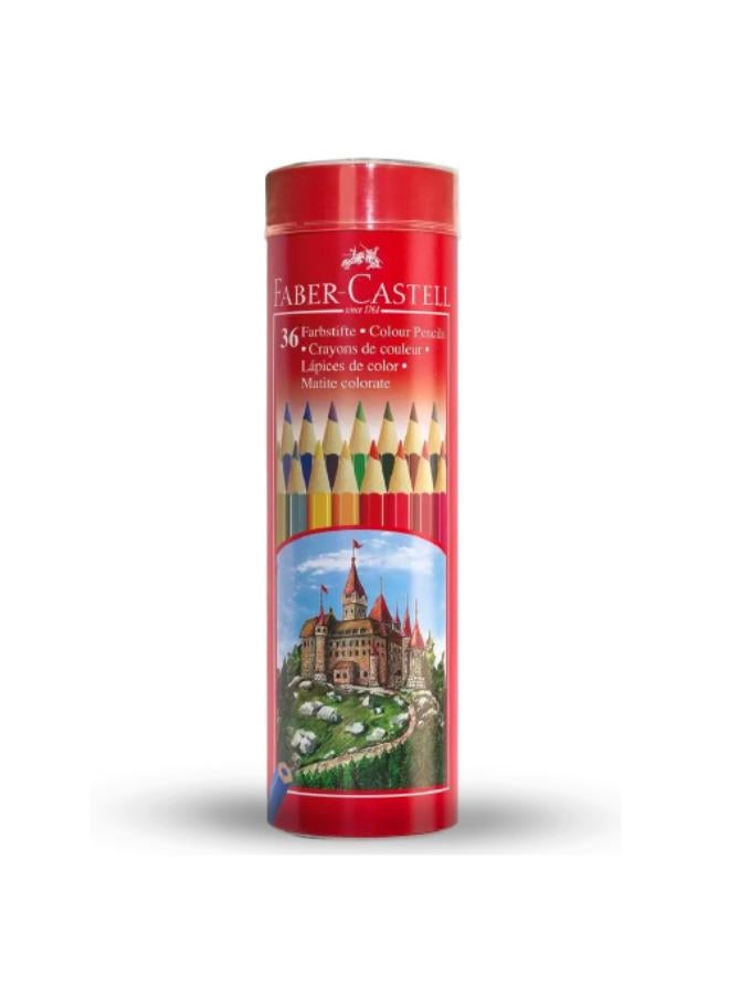 FABER-CASTELL FC Classic 36 Cls Round Tin Case