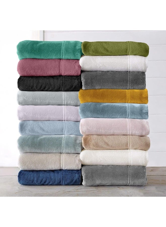 Great Bay Home Great Bay Home Micro Fleece Extra Soft Cozy Velvet Plush Solid Sheet Set  - Image 4
