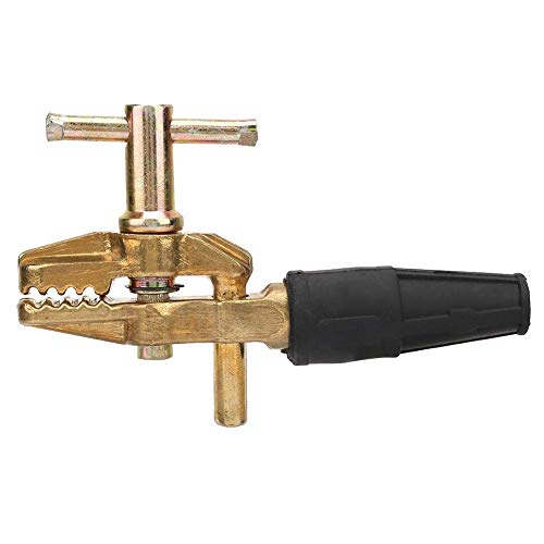 Thincol 600A Ground Clamp, Grounding Clamp Brass Connector, Industrial Heavy Duty Brass Ground Welding for Welder Tools (brass) - Image 1