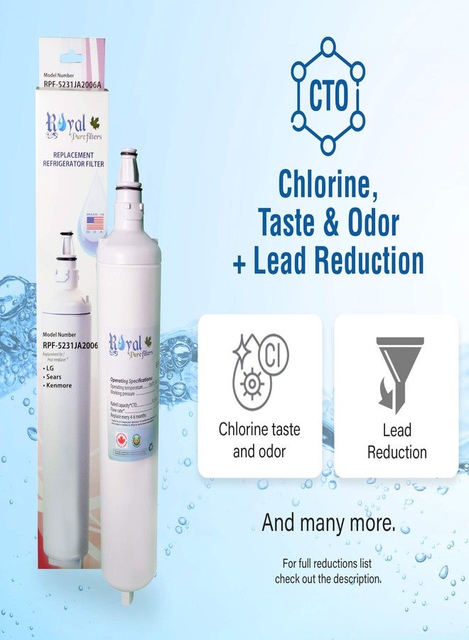 Swift Green Filters RPF-5231JA2006A Replacement water filter for LG LT600P, 5231JA2006A,46-9990,EFF-6003A,EFF-6004A by Royal Pure Filters (1pack) - Image 4