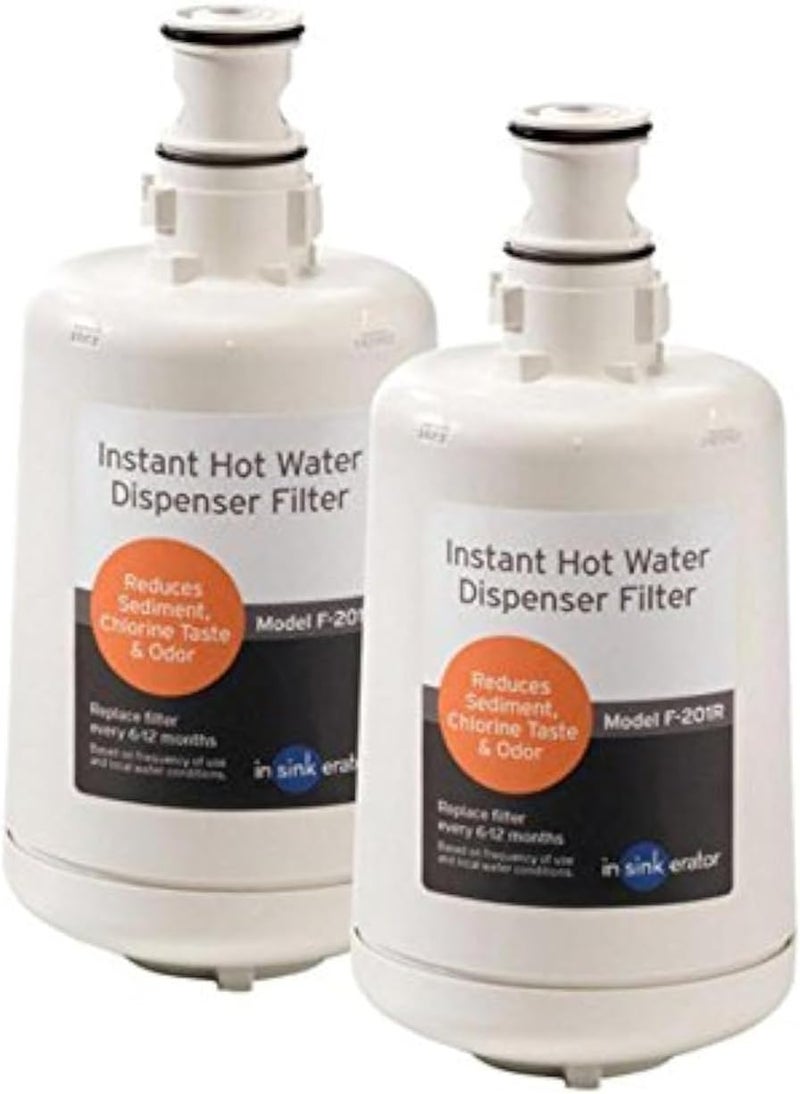 InSinkErator F-201R Replacement Water Filter Cartridges, 2-Pack - Image 1