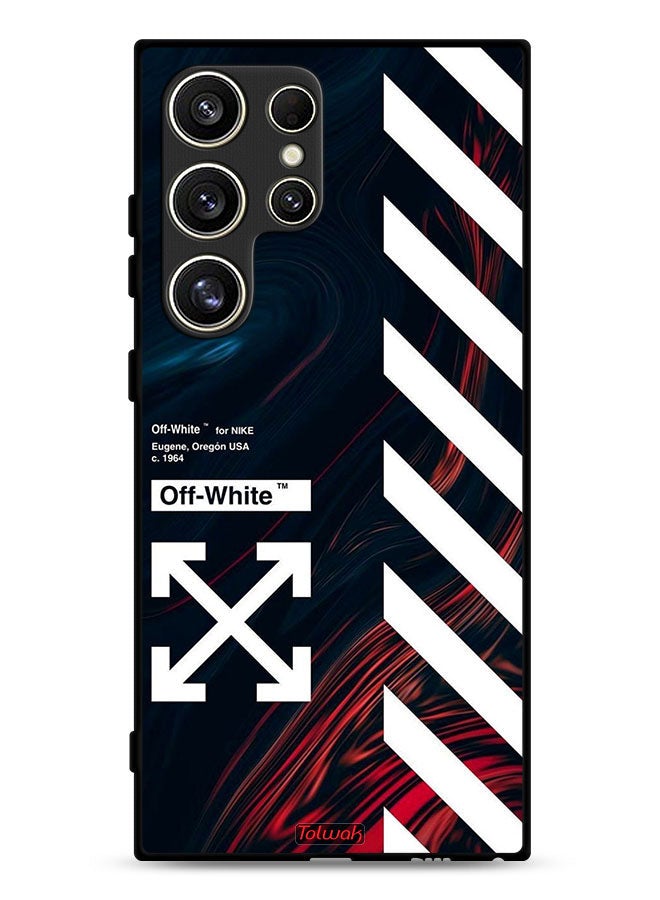 Tolwak Samsung Galaxy S24 Ultra 5G Protective Case Cover Off White Sticker  - Image 1