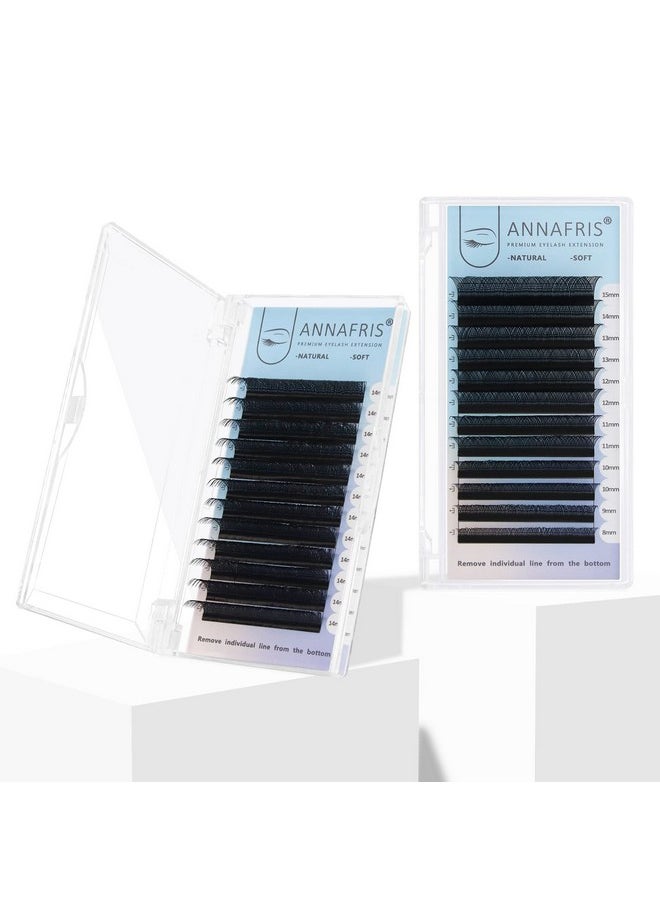 ANNAFRIS 4D Yy Shape Eyelash Extension Makeup Mesh Net Cross 0.07 C Curl 815Mm Mix 2D Y Shape Premade Fans Lash Extension Hand Woven Natural Soft Light Mink False Lashes (0.07 C, 815Mm Mix)  - Image 4