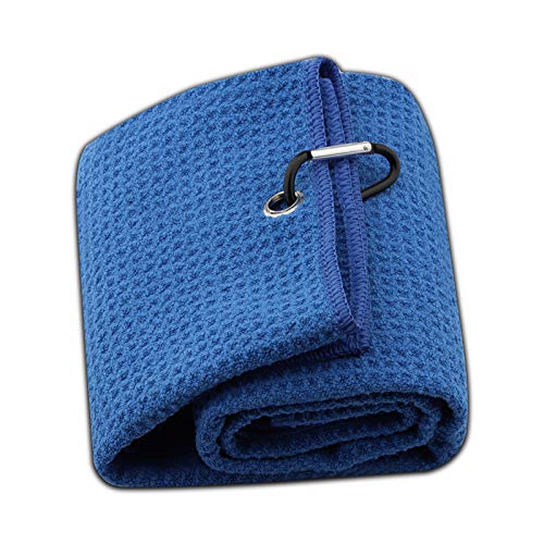 JXGZSO Dad Golf Towel Embroidered Golf Towel Gift Golf Father Gift Embroidered Golf Towel with Clip (-Best papa by par) - Image 3