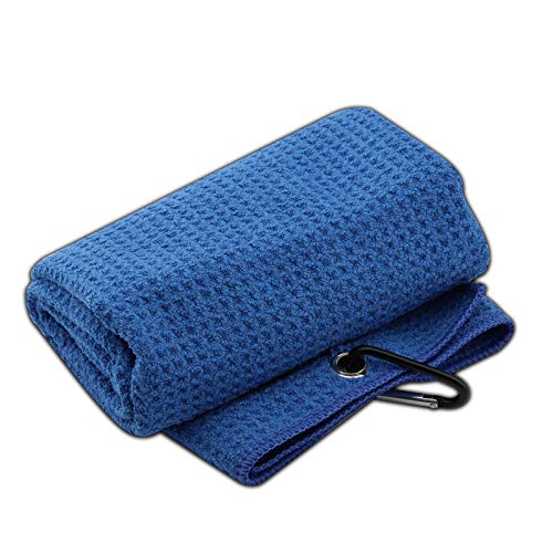 JXGZSO Dad Golf Towel Embroidered Golf Towel Gift Golf Father Gift Embroidered Golf Towel with Clip (-Best papa by par) - Image 4